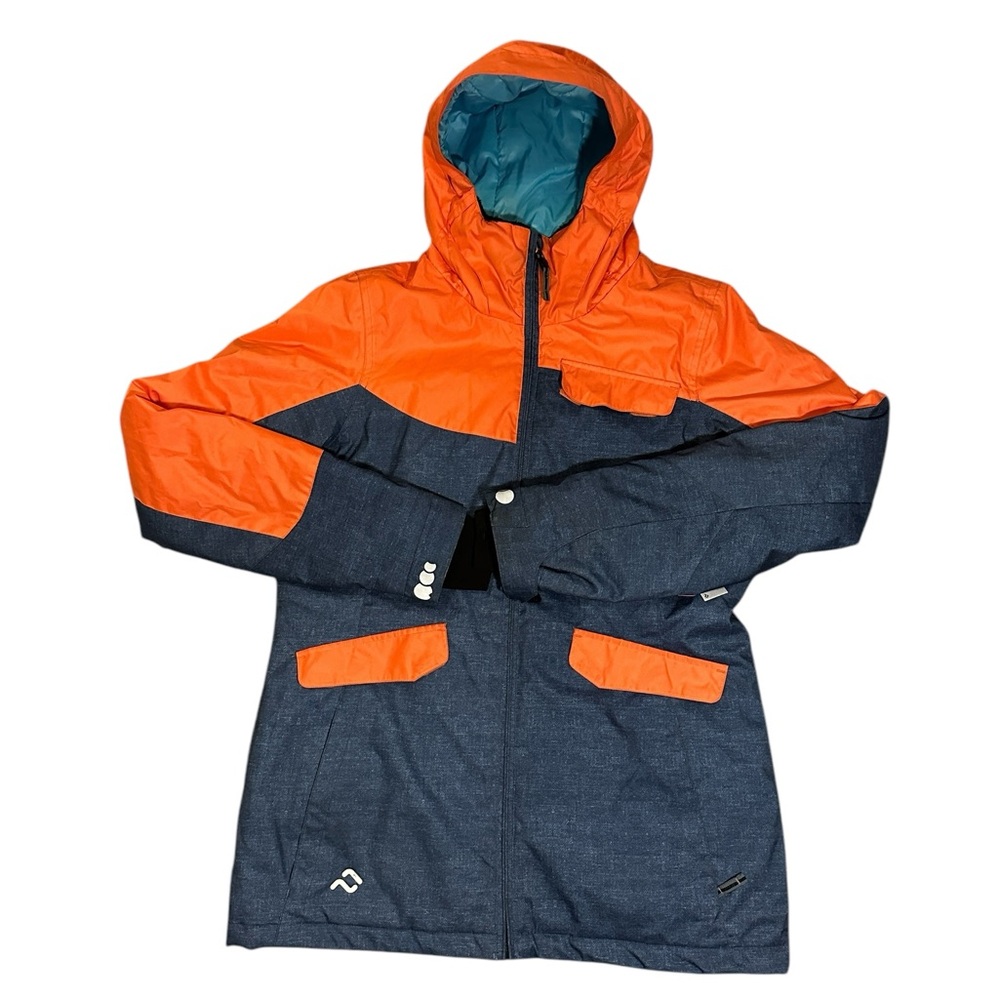 Girls Jupa Ski/Winter Coat Size 18 Color- Salmon Pink and Denim Blue
